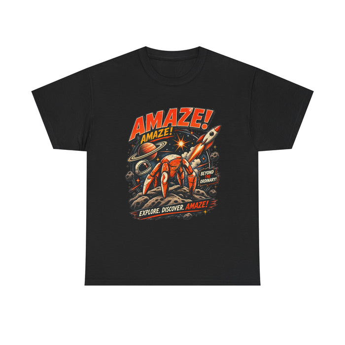 Amaze! Retro Space Explorer Graphic Tee
