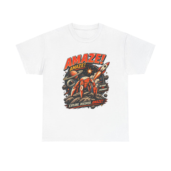 Amaze! Retro Space Explorer Graphic Tee